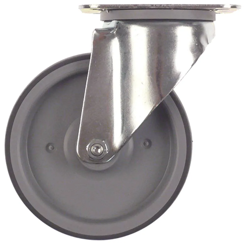 Desmon Lenkrolle Plattenbefestigung Breite 32mm ø 125mm Höhe 155mm