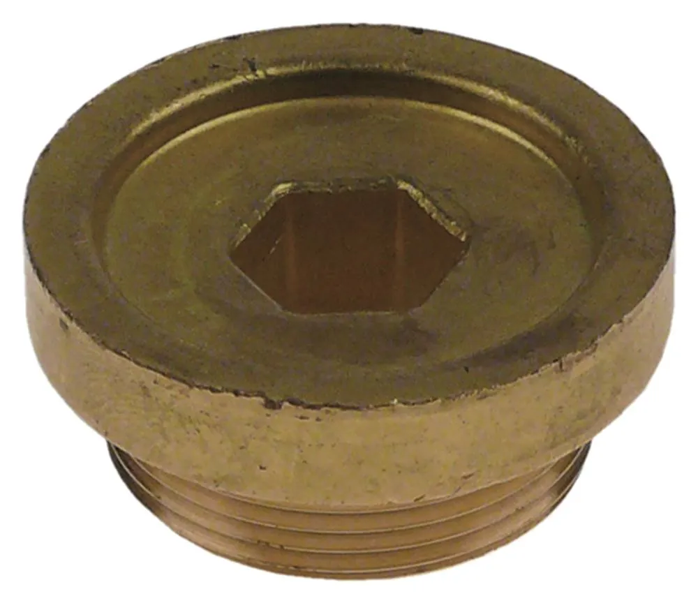 Schraubkappe für Elektra Innen 15mm aus Messing M30x1,5 Länge 21mm