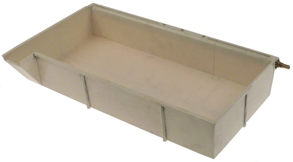 Wanne für Icematic für Eisbereiter weiß Höhe 70mm Länge 360mm