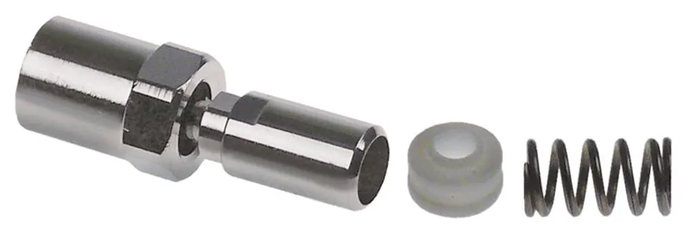 Wasserrohr ø 15mm Länge 33mm Messing verchromt verchromt