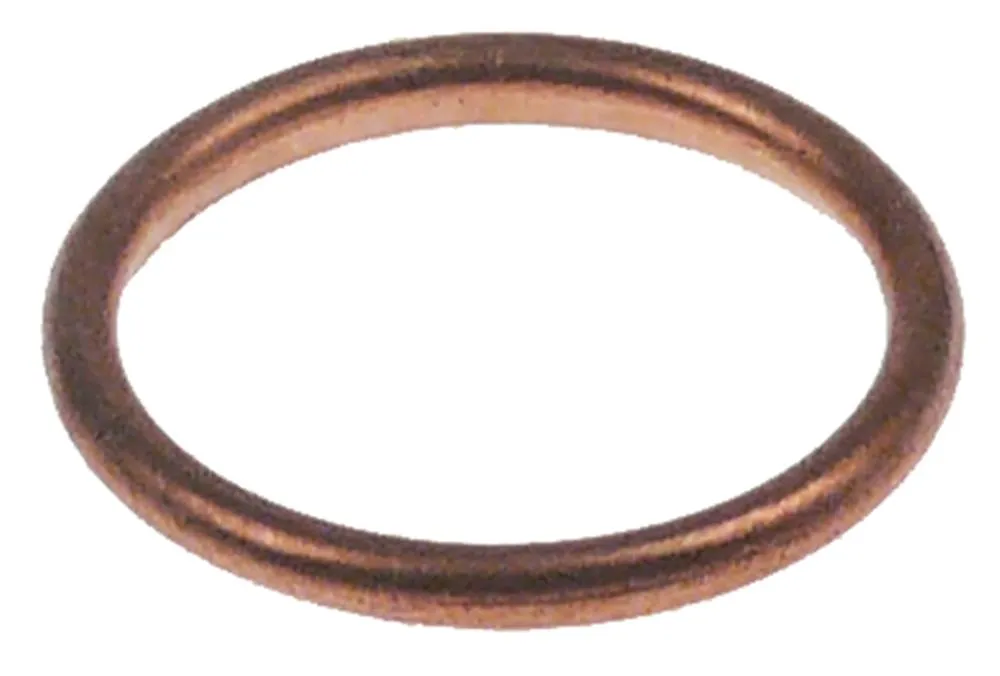 Elektra Flachdichtung Aussen 21mm Innen 17mm Kupfer Materialstärke 2mm