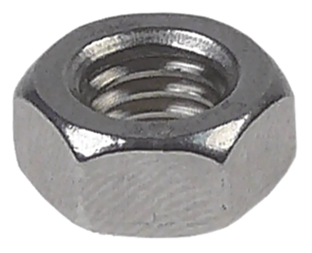 Mutter M8L Höhe 4mm CNS DIN 934 / ISO 4032/8673 SW 13