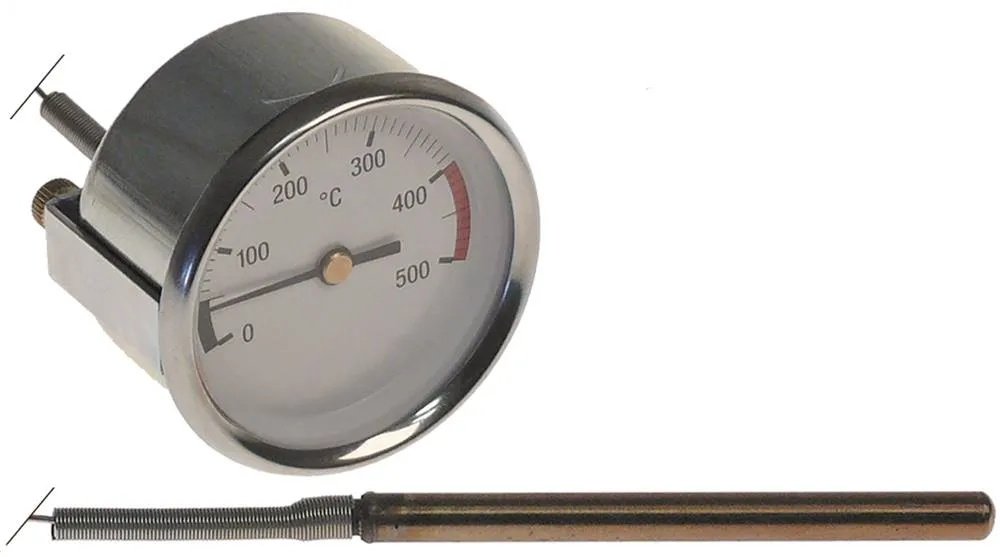 Cookmax Thermometer für 531029, 531028, 531031 Einbau 60mm Fühler 8