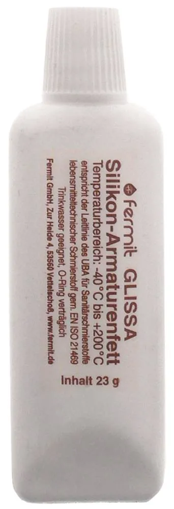 FERMIT Silikonfett GLISSA weiß Tube 23g Silikon Serie Glissa