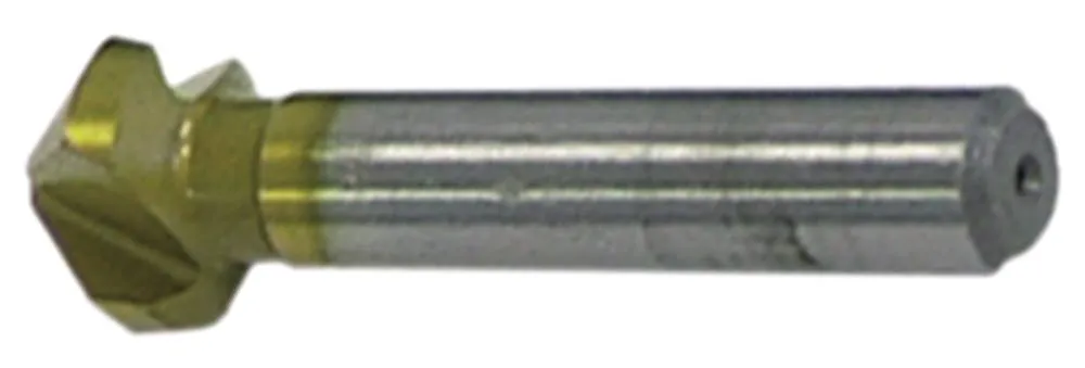 Kegelsenker ø 5mm Länge 45mm Kopfdurchmesser 6,3mm aus HSS-TiN 90° 5mm