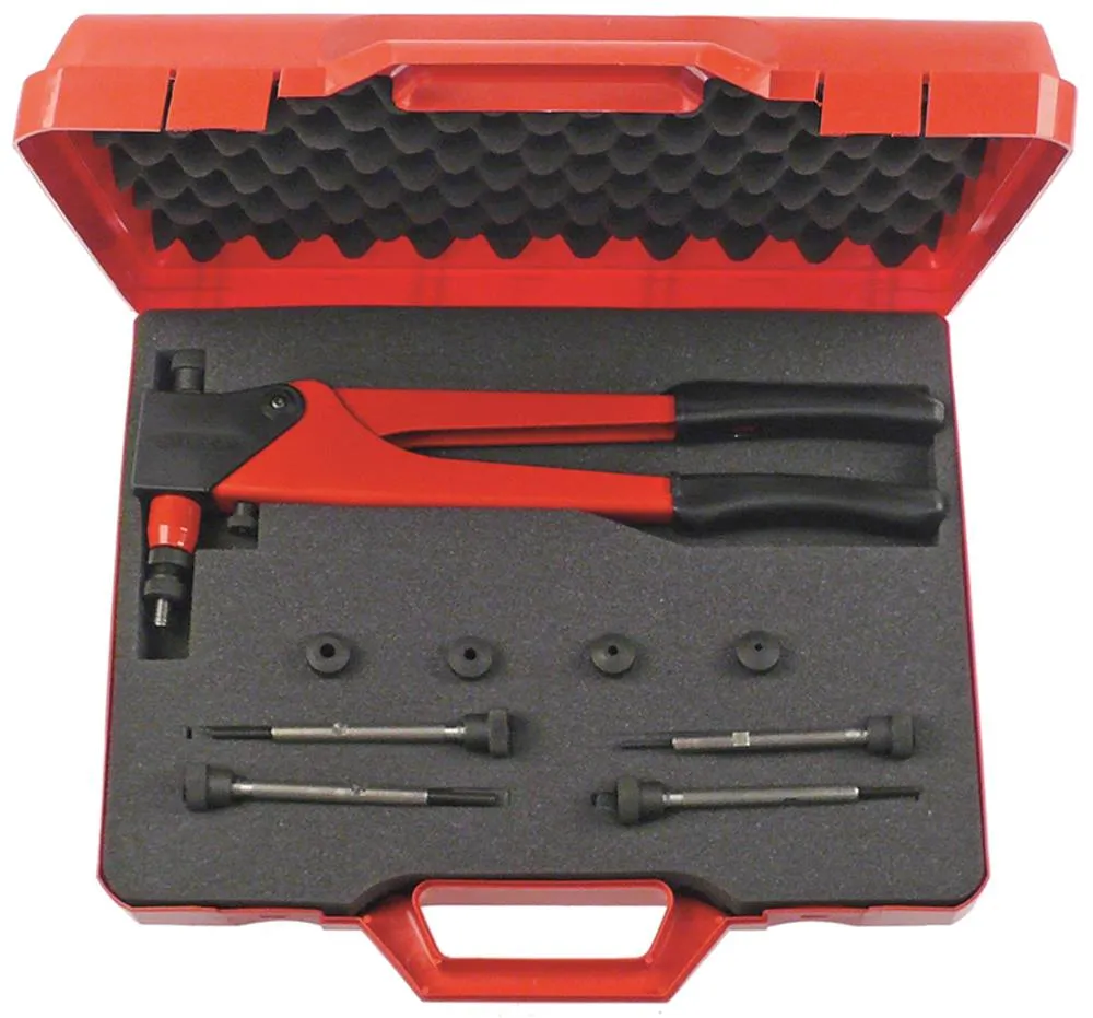 Nietmutternzange für M3/M4/M5/M6/M8 inkl. Koffer und Zubehör