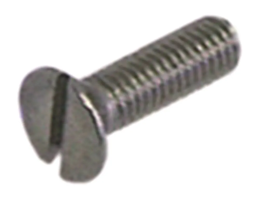 Senkkopfschraube aus CNS Länge 30mm M6 VPE 20 Stück DIN 963/ISO 2009