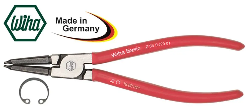 Sicherungsringzange für Innensicherungsringe ø 19-60mm Länge 180mm