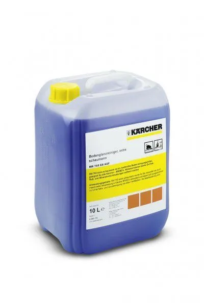Bodenglanzreiniger Kärcher RM 755 ASF Schaumarm (Inhalt: 10 Liter - 6.48 € / 1 Liter)