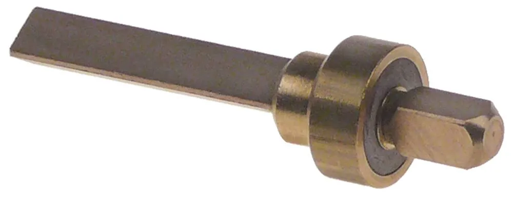 Ventil für QualityEspresso-Futurmat Länge 59,4mm aus Messing dreikant