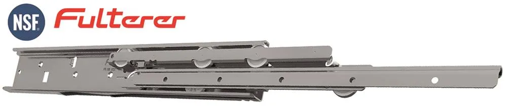 Teleskopschienenpaar Länge 550mm 515mm aus CNS EP rechts/links 355mm