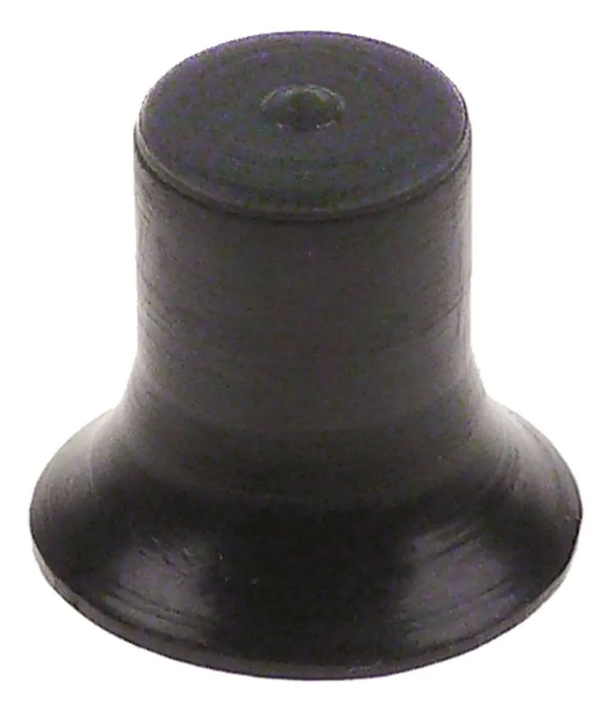 Gerätefuß für Cookmax 411012, 411011 Bohrung 6mm Höhe 30mm ø 35mm