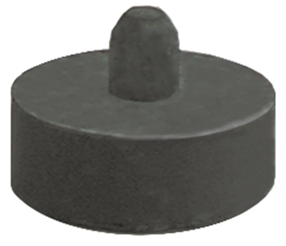 Gerätefuß ø 40mm Einbau 10mm Gesamthöhe 28mm Höhe 15mm Gummi