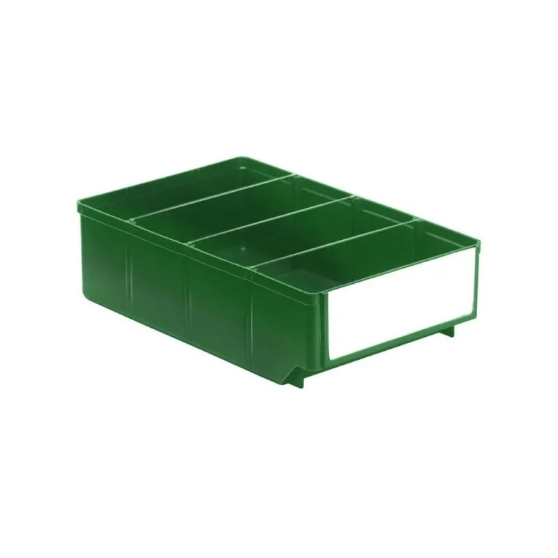 8 Stück Regalkästen LxBxH 300 x 186 x 83mm Grün