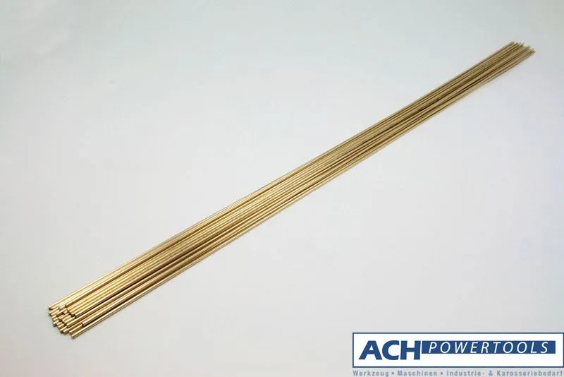 ACH Messinghartlot B B-Cu60Zn ohne Flussmittel Ø1,5 x 1000mm ca.15gr./Stab (1kg=67 Stäbe)