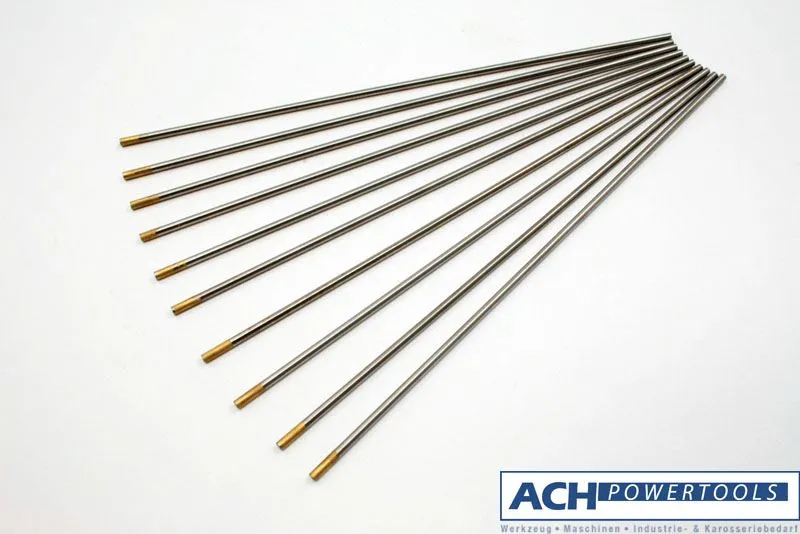 ACH Wolfram-Elektroden gold Ø 4.8 mm WL15 (LaRC) 100% strahlungsfrei 803045
