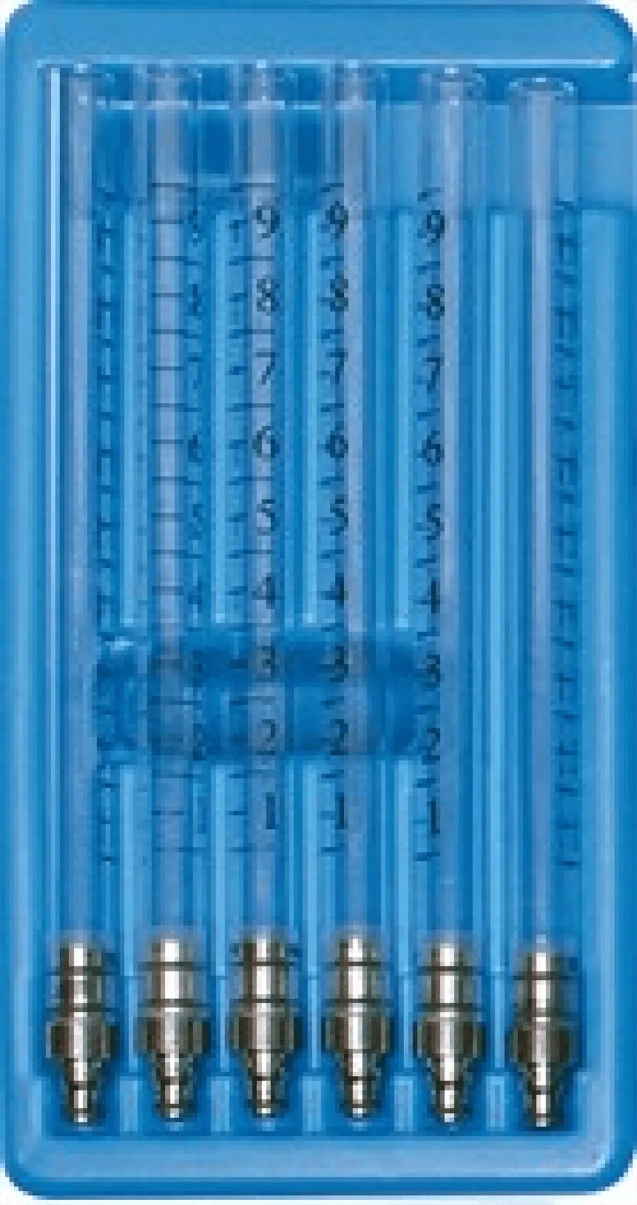 BGS Ersatz-Röhrchen mit Adapter | für Art. 8101 | 6-tlg. – 8101-1