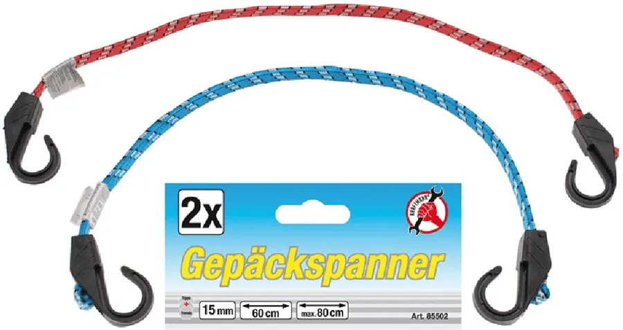 BGS DIY Gepäckspanner-Satz | 600 - 800 mm | 2-tlg. – 85502