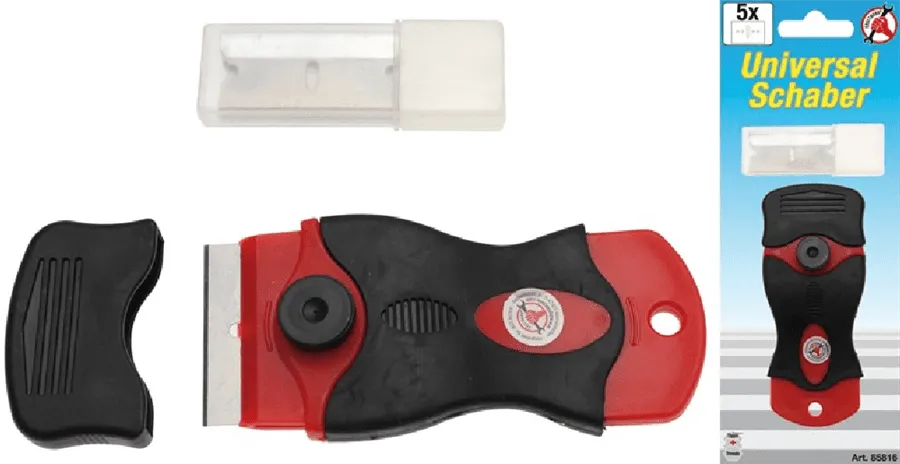 BGS DIY Universal-Schaber | 38 mm | mit 5 Klingen – 85816