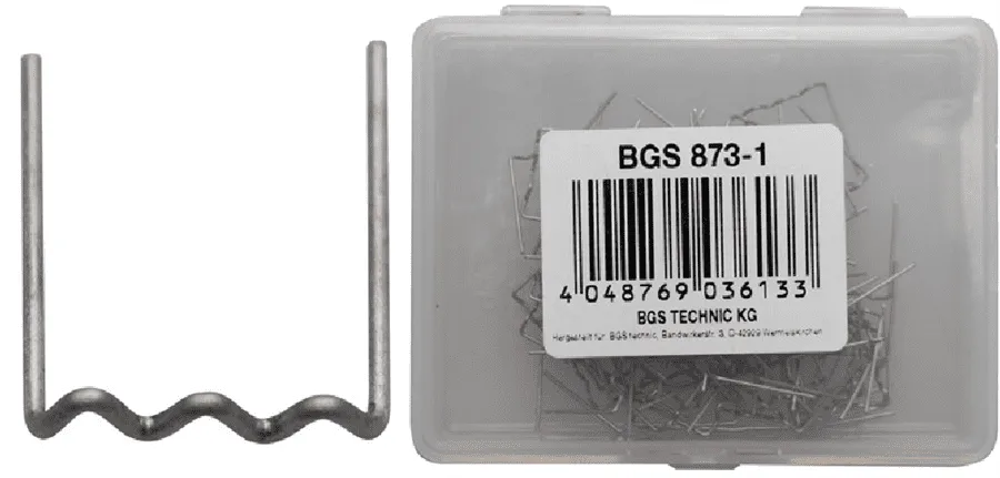 BGS Reparatur-Klammern | U-Form | Ø 0,6 mm | 100-tlg. – 873-1