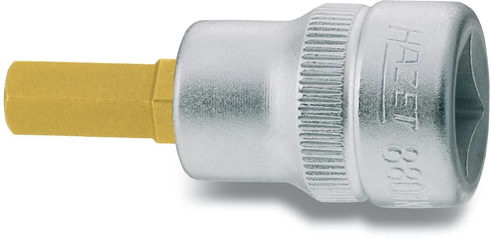 HAZET Schraubendreher-Steckschlüsseleinsatz 10mm 3/8 Zoll Innen-Sechskant 8 8801K-8