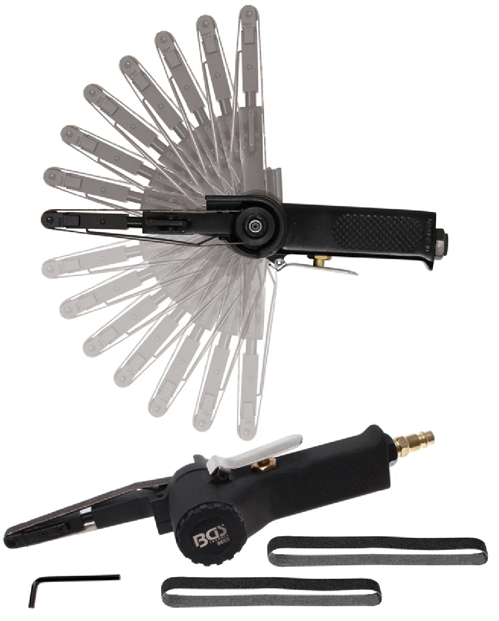 BGS Druckluft-Bandschleifer für 10 mm Schleifbänder – 8853