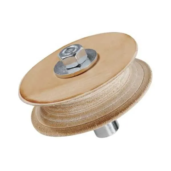 SCHEPPACH Lederabziehscheibe 100 mm profiliert