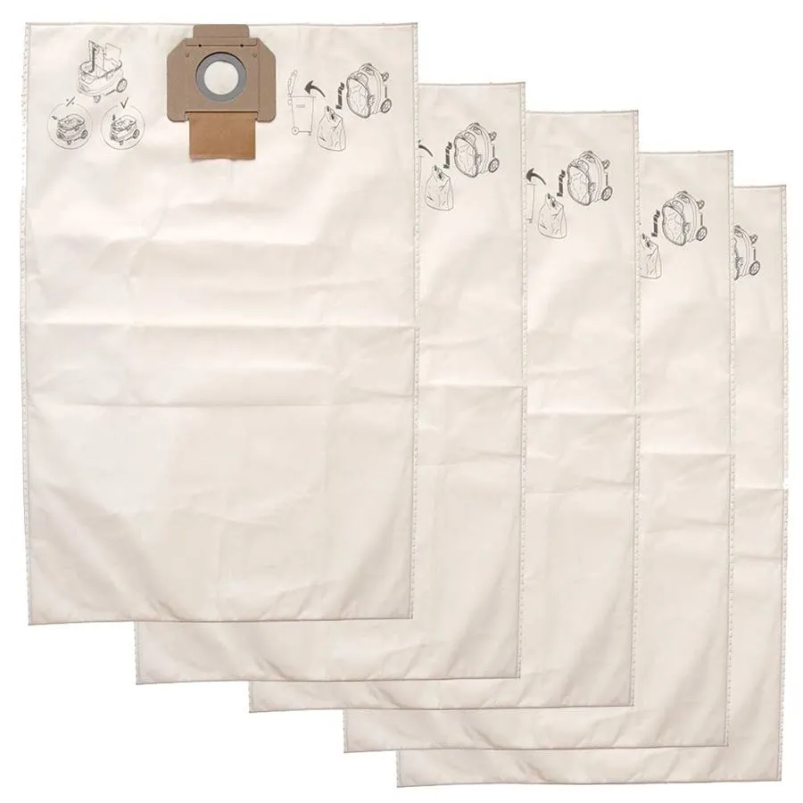 MIRKA 5x Vlies Filterbeutel für Industriesauger 1025 L 8999000211