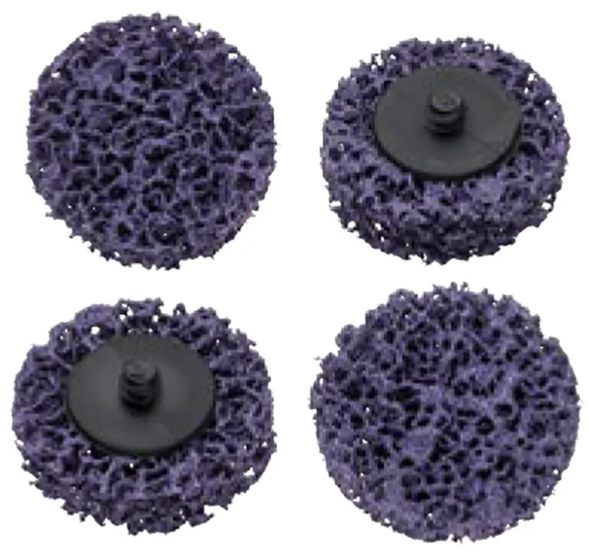 HAZET 4x ROLOC Eliminator Scheiben 50mm Grobreinigungsscheibe hart