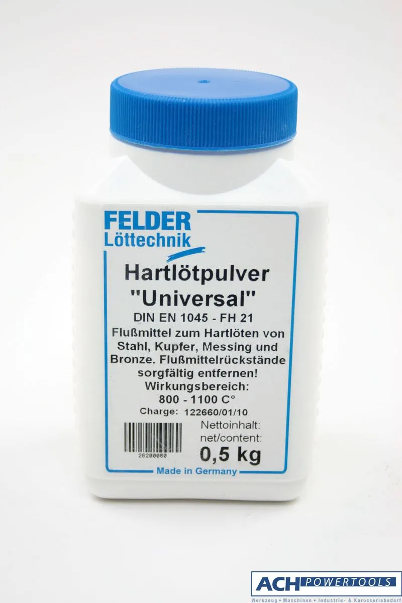ACH Hartlötpulver UNIVERSAL 500gr. Flasche - DIN EN 1045 - FH 21 903500