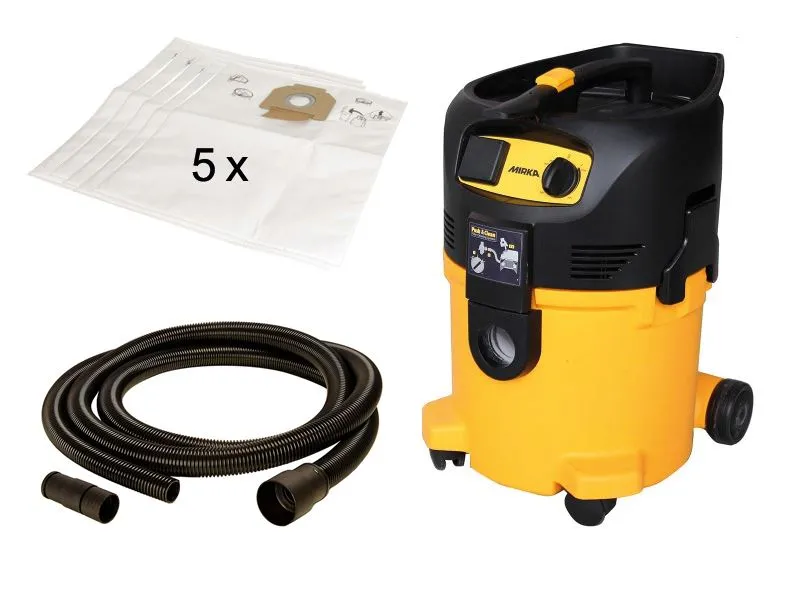 MIRKA Industrie Staubsauger 915 L Absaugmobil 30 Liter +5 Filterbeutel