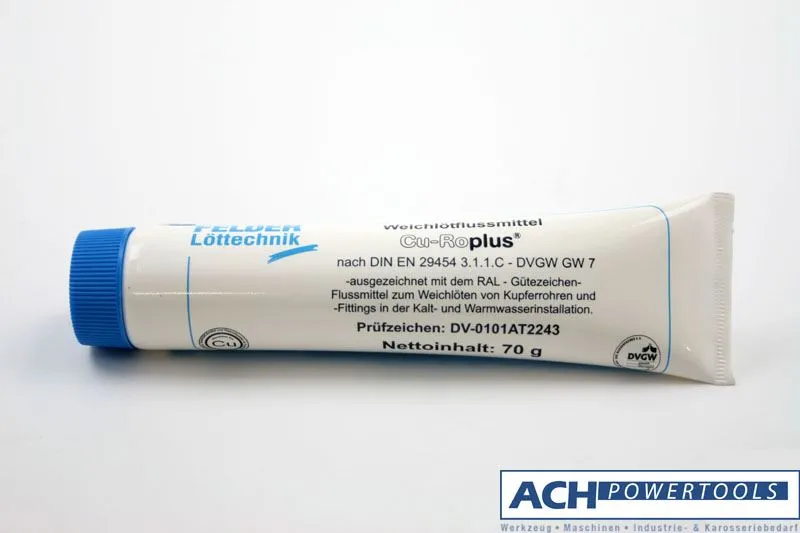 ACH Weichlötflußmittel CuRoPlus 70 gr. Dose DIN EN 29454.1-3.1.1.C (F-SW21) 920001