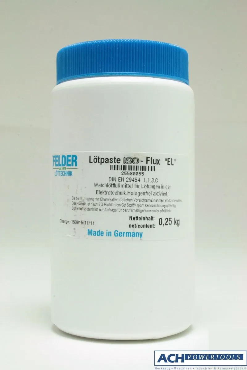 ACH Lötpaste ISO-Flux EL 250gr. DIN EN 29454 1.1.3.C 920010