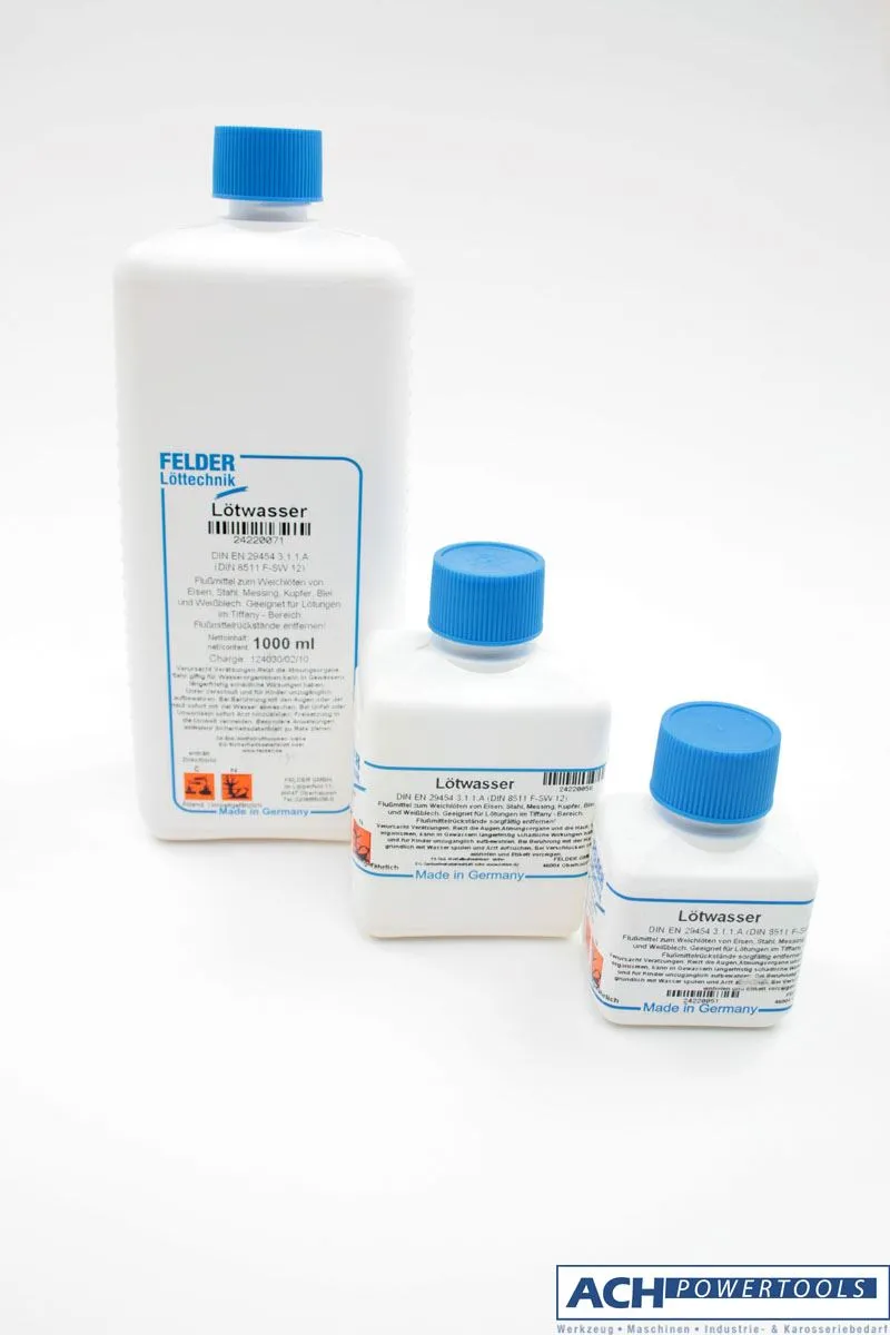 ACH Lötwasser F-SW12 nach EN 29454 100 ml. Kunststoffflasche 921000