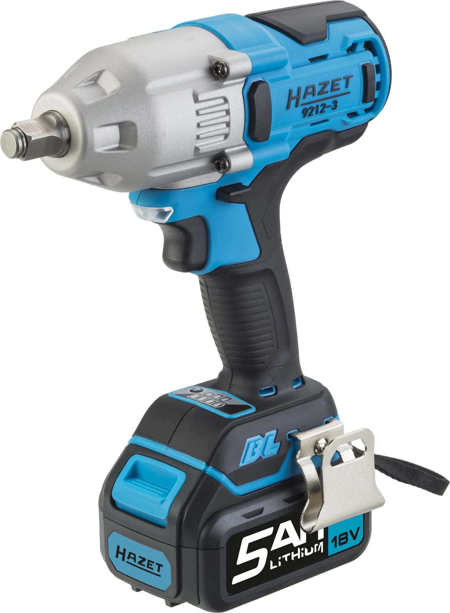 HAZET Akku-Schlagschrauber 700 Nm Vierkant 12,5mm 1/2 Zoll 3-teilig 9212-3