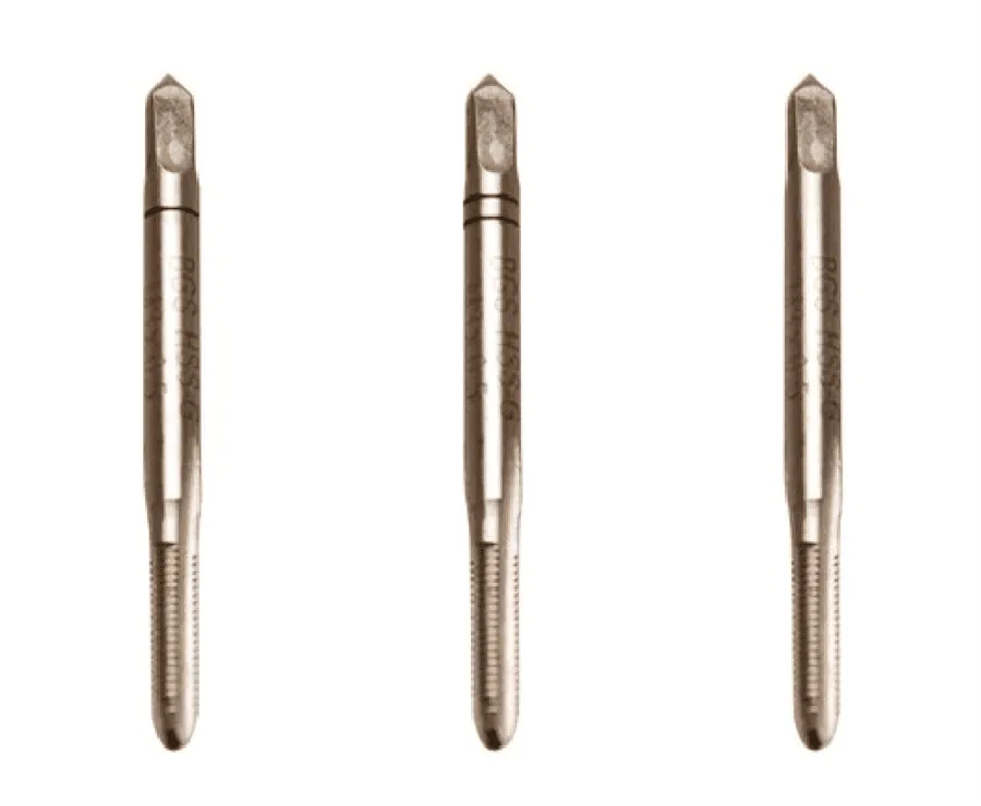 BGS Gewindebohrer-Satz | Vor-, Mittel- und Fertigschneider | M3 x 0,5 | 3-tlg. – 930