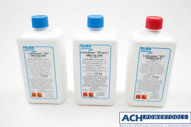 ACH Lötwasser nach EN 29454 1000gr. Flasche Ausführung ZD-pro 930002
