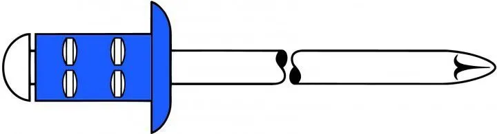 GESIPA Mini-Pack PolyGrip Stahl/Stahl 4,8 x 10, 50 Stk. (Inhalt: 50 Stück - 0.11 € / 1 Stück)