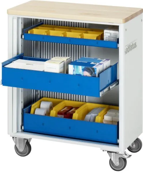 RAU Werkzeugwagen Serie adlatus Modell 7020 725 mm breit