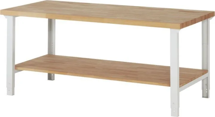 Rau Werkbank Serie 7000 Modell 7000-7 Breite 2000 mm Stärke 40 mm