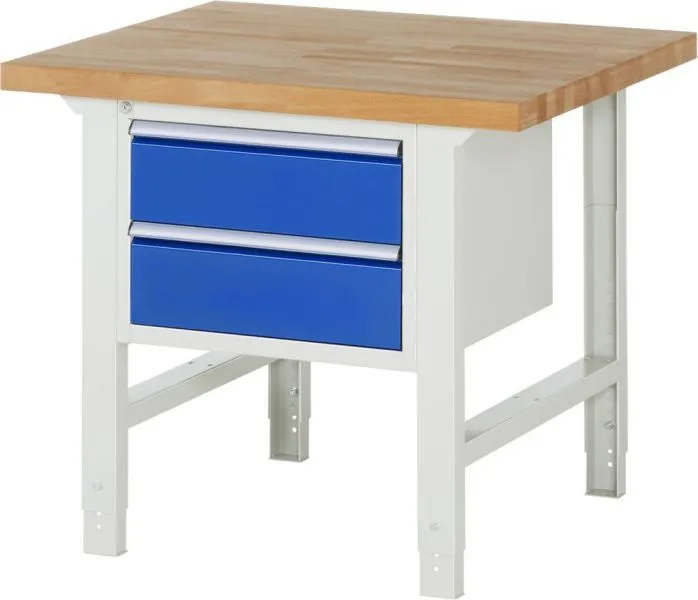 Rau Werkbank Serie 7000 Modell 7125 Breite 1000 mm Höhe 790-1140 mm