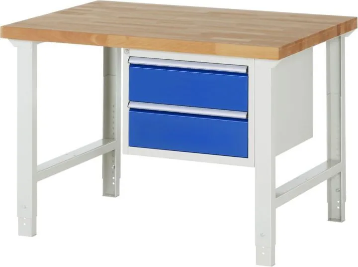 Rau Werkbank Serie 7000 Modell 7125 Breite 1250 mm Tiefe 900 mm