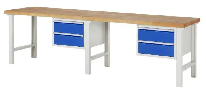 Rau Werkbank Serie 7000 Modell 7125 Breite 3000 mm Tiefe 700 mm