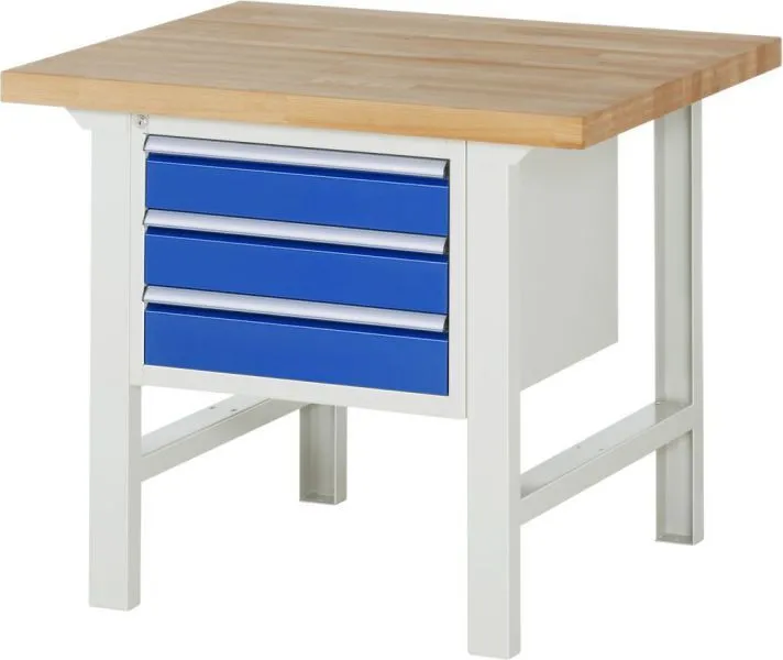 Rau Werkbank Serie 7000 Modell 7127 Buche-Massiv Breite 1000 mm