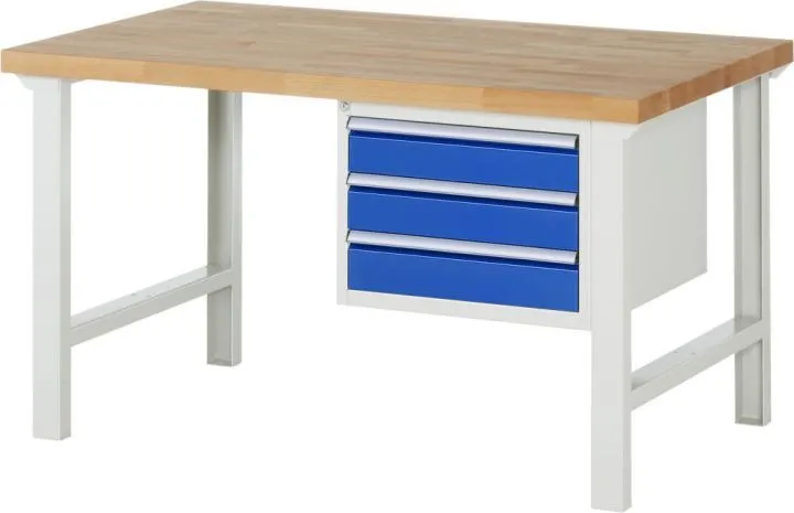 Rau Werkbank Serie 7000 Modell 7127 mit Zentralverschluss Breite 1500 mm