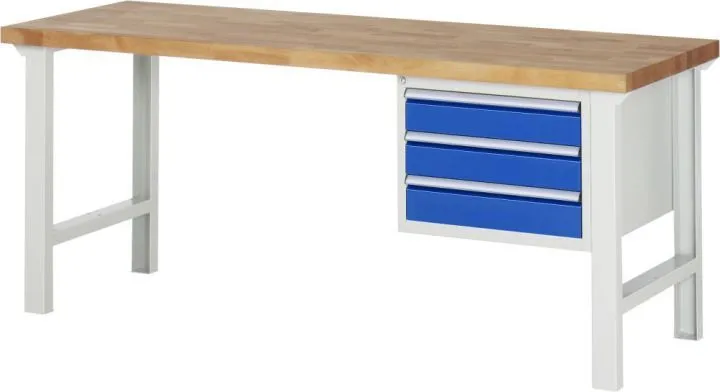 Rau Werkbank Serie 7000 Modell 7127 Breite 2000 mm Höhe 840 mm