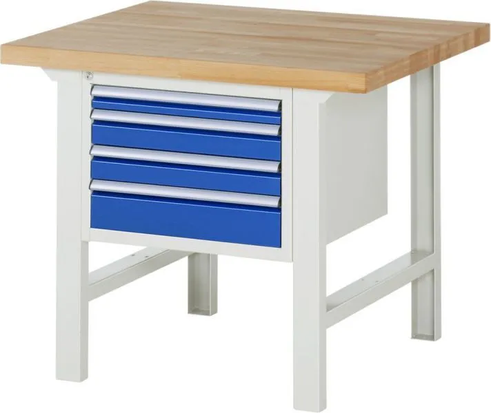 Rau Werkbank Serie 7000 Modell 7132 Breite 1000 mm Stärke 40 mm