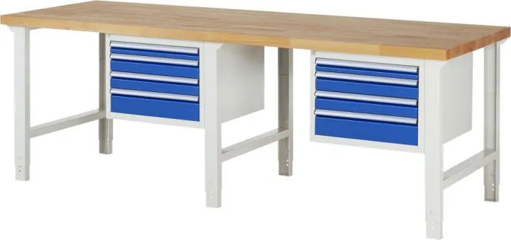 Rau Werkbank Tiefe 900 mm Serie 7000 Modell 7132 Breite 2500 mm