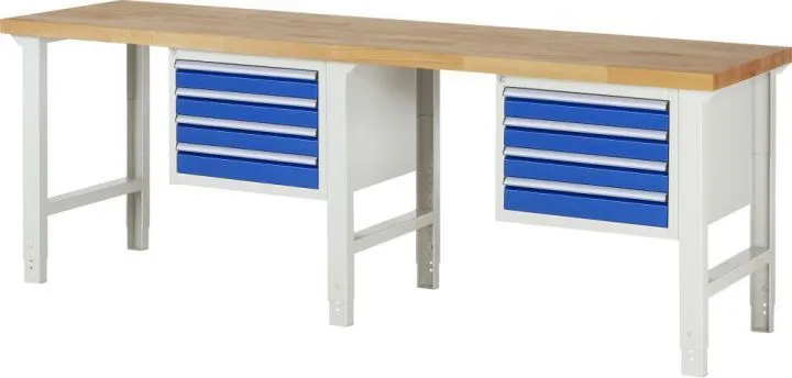 RAU Werkbank 7000 mit 2500 x 700 mm Modell 7133