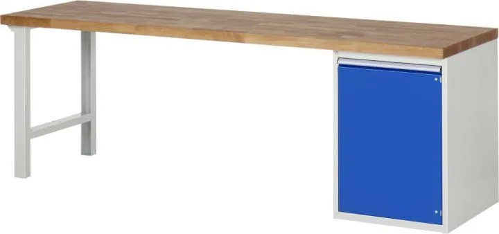 RAU Werkbank 7000 Modell 7501-1 Maße 2500 x 700 mm